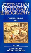 Australian Dictionary of Biography, Volume&hellip;