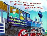 Burleigh, Robert: It's Funny Where Ben's Train Takes Him