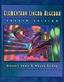 Venit, Stewart: Elementary Linear Algebra