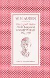 Auden, W. H.: The English Auden