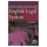Elliott, Catherine: English Legal System Elliott, Catherine: English Legal System