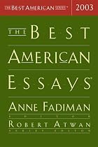 The Best American Essays 2003 by Anne&hellip;