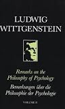 Anscombe, G. E. M.: Remarks on the Philosophy of Psychology