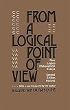 Quine, Willard V.: From a Logical Point of View: Nine Logico-Philosophical Essays