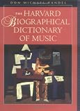 Randel, Don Michael: The Harvard Biographical Dictionary of Music