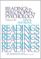 Readings in Philosophy of Psychology, Volume&hellip;