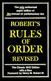 Robert, Henry M.: Robert's Rules of Order