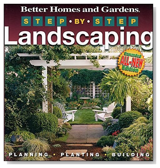 Step-by-Step Landscaping (Better Homes & Gardens Gardening) [Paperback]