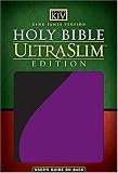 KJV TRANSLATION: Holy Bible: King James Version Pruple & Black Ultraslim