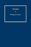 Voltaire: Euvres Completes de Voltaire Complete Works of Voltaire: Euvres de 1768 Le Pyrrhonisme de l'Histoire et autres textes