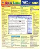 Research and Education Association Staff: QA - Word 2003