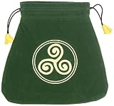 Scarabeo, Lo: Celtic Triskel Velvet Bag Scarabeo, Lo: Celtic Triskel Velvet Bag