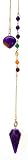 Scarabeo, Lo: Amethyst Faceted Tear Drop Pendulum Scarabeo, Lo: Amethyst Faceted Tear Drop Pendulum