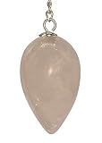 Scarabeo, Lo: Rose Quartz Tear Drop Pendulum Scarabeo, Lo: Rose Quartz Tear Drop Pendulum