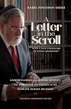 Sacks, Rabbi Jonathan: A Letter in the Scroll: Understanding Our Jewish Identity and Exploring the Legacy of the World's Oldest Religion Sacks, Rabbi Jonathan: A Letter in the Scroll: Understanding Our Jewish Identity and Exploring the Legacy of the World's Oldest Religion