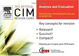 CIM Revision: Analysis and Evaluation CIM Revision: Analysis and Evaluation