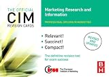 Williams, John: CIM Revision Cards Marketing Research And Information Williams, John: CIM Revision Cards Marketing Research And Information