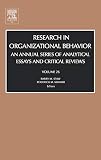 Staw, Barry M.: Research In Organizational Behavior: An Annual Series Of Analytical Essays And Critical Reviews Staw, Barry M.: Research In Organizational Behavior: An Annual Series Of Analytical Essays And Critical Reviews