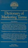 Toffler, Betsy-Ann: Dictionary of Marketing Terms