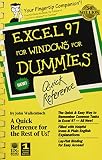 Walkenbach, John: Excel 97 for Windows for Dummies: Quick Reference Walkenbach, John: Excel 97 for Windows for Dummies: Quick Reference