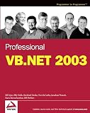 Sheldon, Bill: Professional Vb.Net 2003