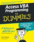 Simpson, Alan: Access Vba Programming for Dummies Simpson, Alan: Access Vba Programming for Dummies