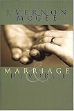 McGee, J. Vernon: Marriage & Divorce