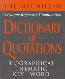 Book Sales, Inc. Staff: MacMillan Dictionary of Quotations