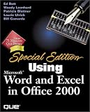 Bott, Ed: Using Microsoft Word and Excel 2000 Bott, Ed: Using Microsoft Word and Excel 2000