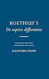 Boethius's De Topicis Differentiis (0801410673) by Stump, Eleanore Stump, Eleanore: Boethius's De Topicis Differentiis
