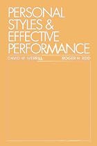Personal Styles & Effective Performance by&hellip;