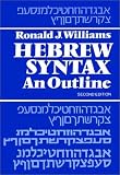 Williams, R.: Hebrew Syntax an Outline