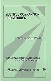 Toothaker, Larry E.: Multiple Comparison Procedures