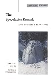 Nancy, Jean-Luc: The Speculative Remark: One of Hegel's Bons Mots