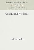 Cook, Albert: Canons and Wisdoms