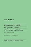 De Man, Paul: Blindness and Insight: Essays in the Rhetoric of Contemporary Criticism