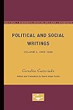 Castoriadis, Cornelium: Political and Social Writings, 1955-1960: From the Workers' Struggle Against Bureaucracy to Revolution in the Age of Modern Capitalism