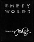 Cage, John: Empty Words Cage, John: Empty Words