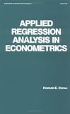 Doran, Howard E.: Applied Regression Analysis in Econometrics Doran, Howard E.: Applied Regression Analysis in Econometrics
