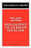 Behler, Ernst: Philosophy of German Idealism