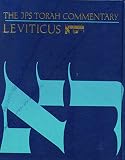 Levine, Baruch A.: Leviticus: The Traditional Hebrew Text With the New Jps Translation