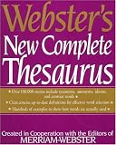 [???]: Webster's New Complete Thesaurus: Created in Cooperation With Editors of Merriam-Webster