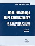 Hosek, James R.: Has Perstempo Hurt Reenlistment: The Effect of Long or Hostile Perstempo on Reenlistment