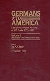 Glazier, Ira A.: Germans to America: Lists of Passengers Arriving at U.S. Ports, 1850-1855 December 1854-December 1855 Glazier, Ira A.: Germans to America: Lists of Passengers Arriving at U.S. Ports, 1850-1855 December 1854-December 1855