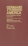 Glazier, Ira A.: August 1, 1859-Dec. 31, 1860 : Lists of Passengers Arriving at U. S. Ports Glazier, Ira A.: August 1, 1859-Dec. 31, 1860 : Lists of Passengers Arriving at U. S. Ports