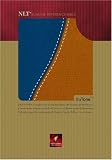 Holy Bible: Slimline Reference, Navy-tan, Tutone