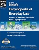 Irving, Shae: Nolo's Encyclopedia of Everyday Law: Answers to Your Most Frequently Asked Legal Questions Irving, Shae: Nolo's Encyclopedia of Everyday Law: Answers to Your Most Frequently Asked Legal Questions