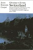 Cooper, James Fenimore: Gleanings in Europe Switzerland