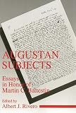 Battestin, Martin C.: Augustan Subjects: Essays in Honor of Martin C. Battestin Battestin, Martin C.: Augustan Subjects: Essays in Honor of Martin C. Battestin