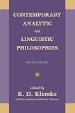 Klemke, E. D.: Contemporary Analytic and Linguistic Philosophies